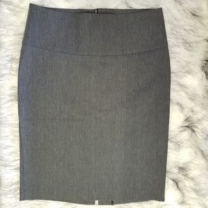 Heathered Stretchy Pencil Skirt